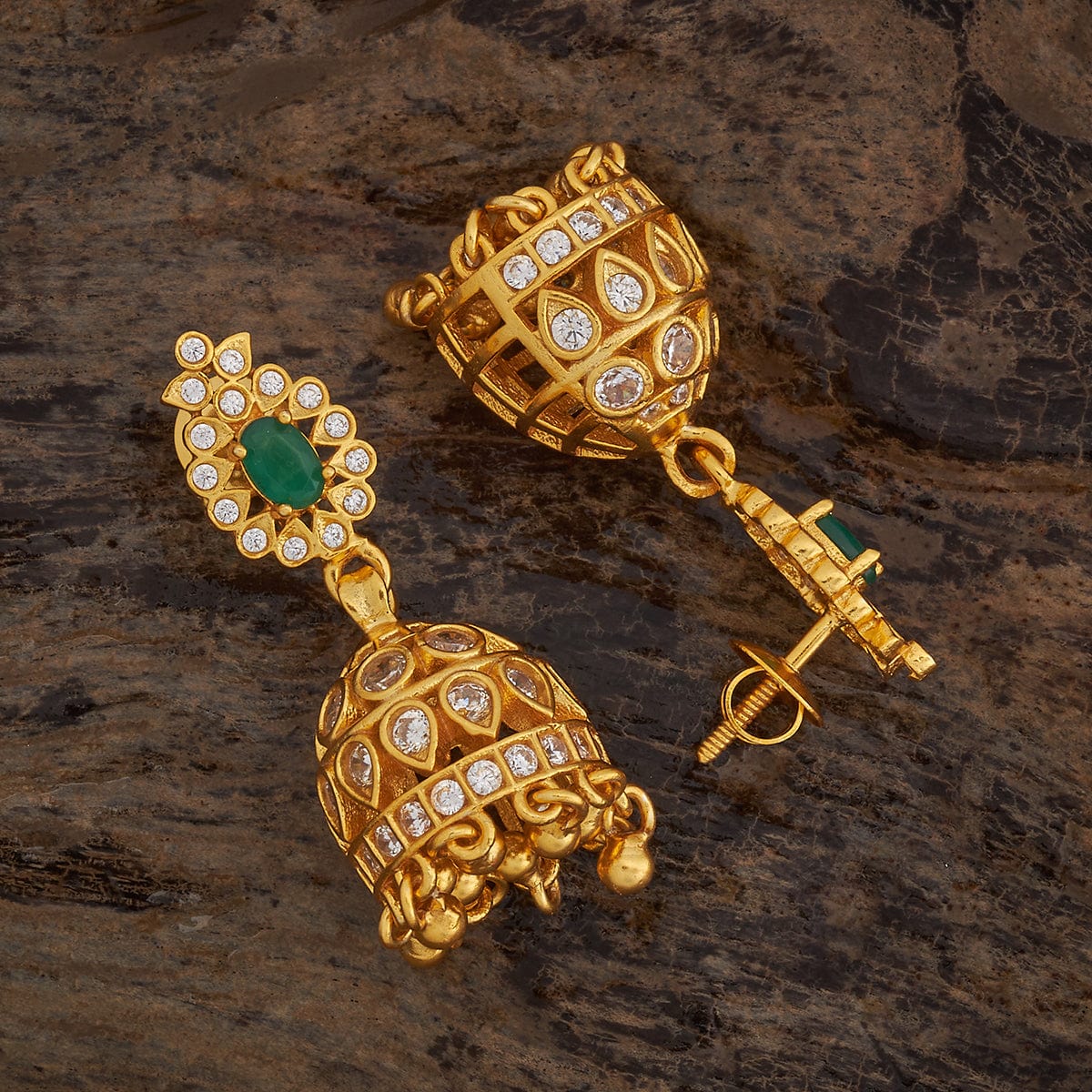 Silver Temple Earring 180407 - Image 3