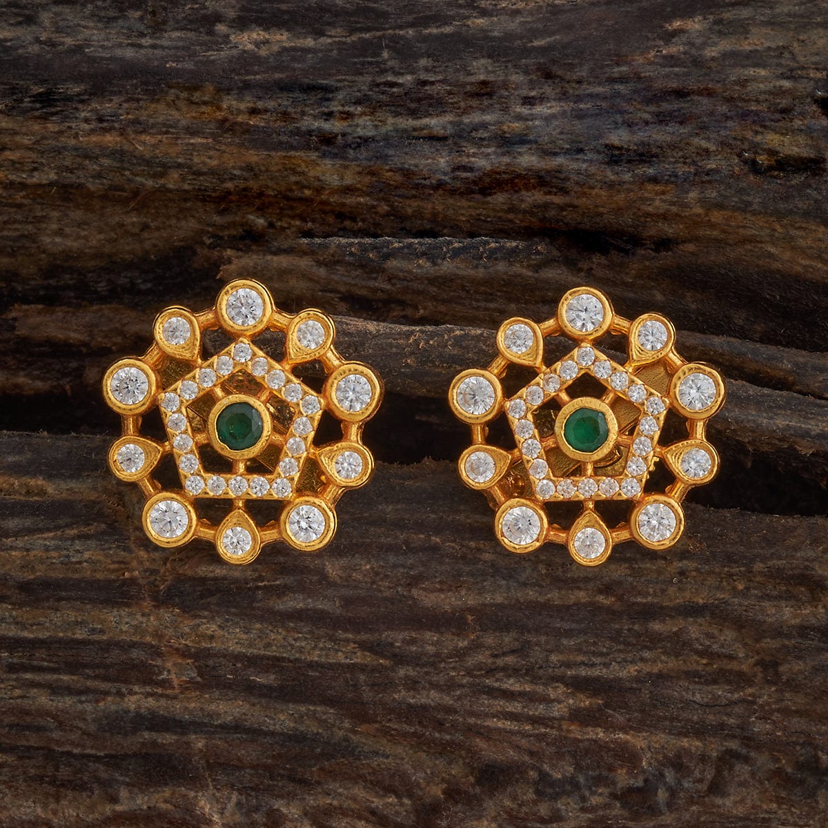 Silver Temple Earring 180486 - Image 5