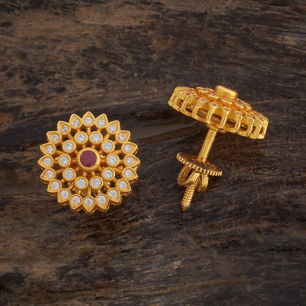 Silver Temple Earring 180487 - Image 4