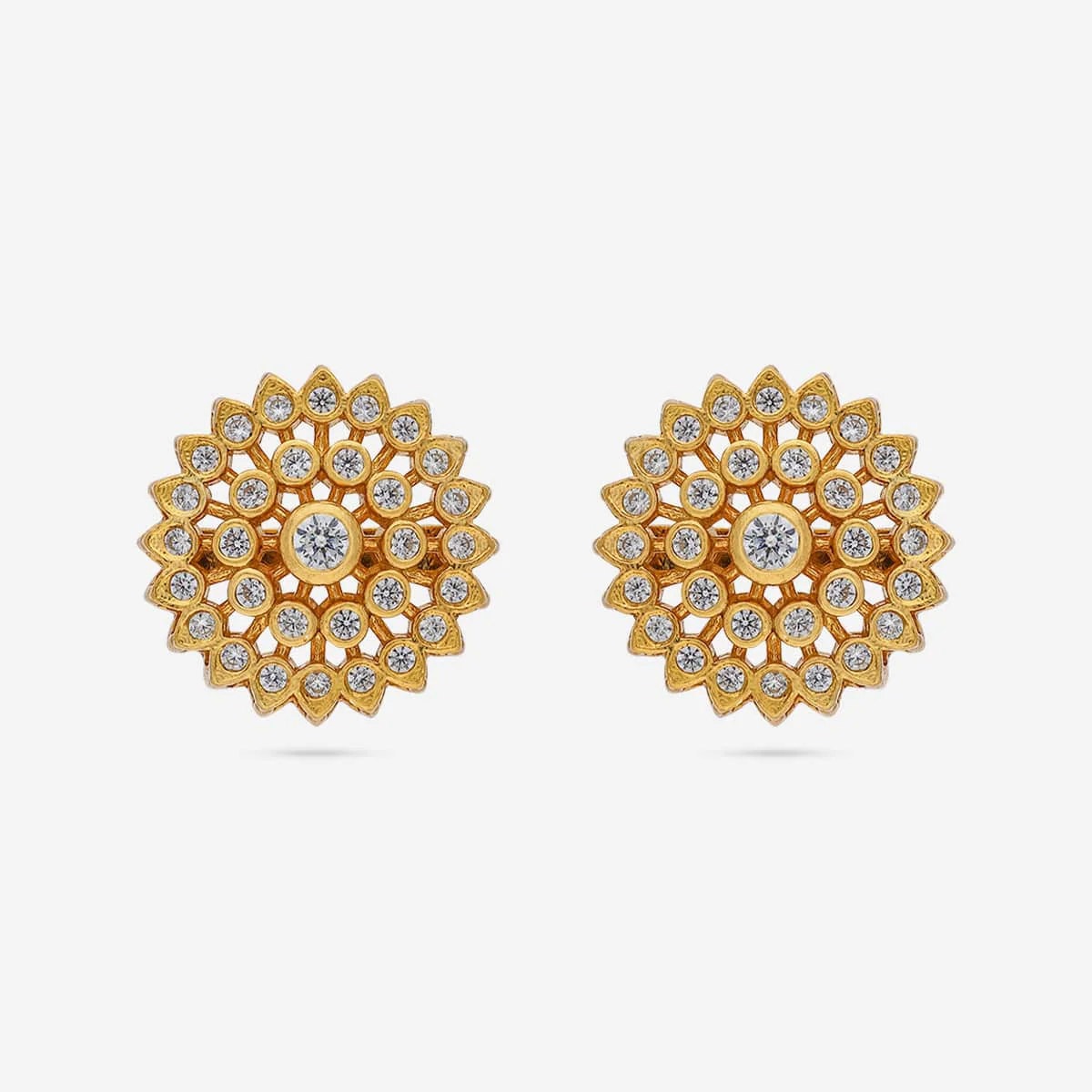 Silver Temple Earring 180487 - Image 5