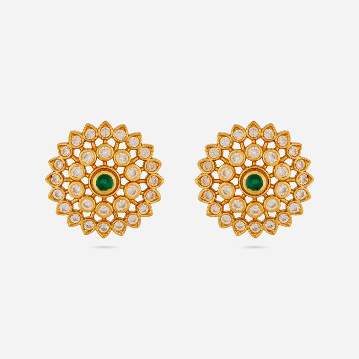 Silver Temple Earring 180487 - Image 8