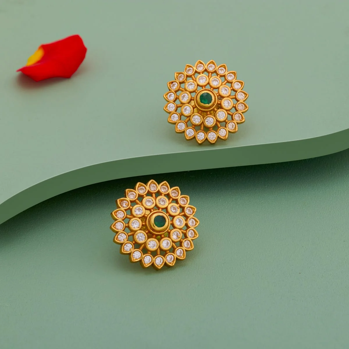 Silver Temple Earring 180487 - Image 9