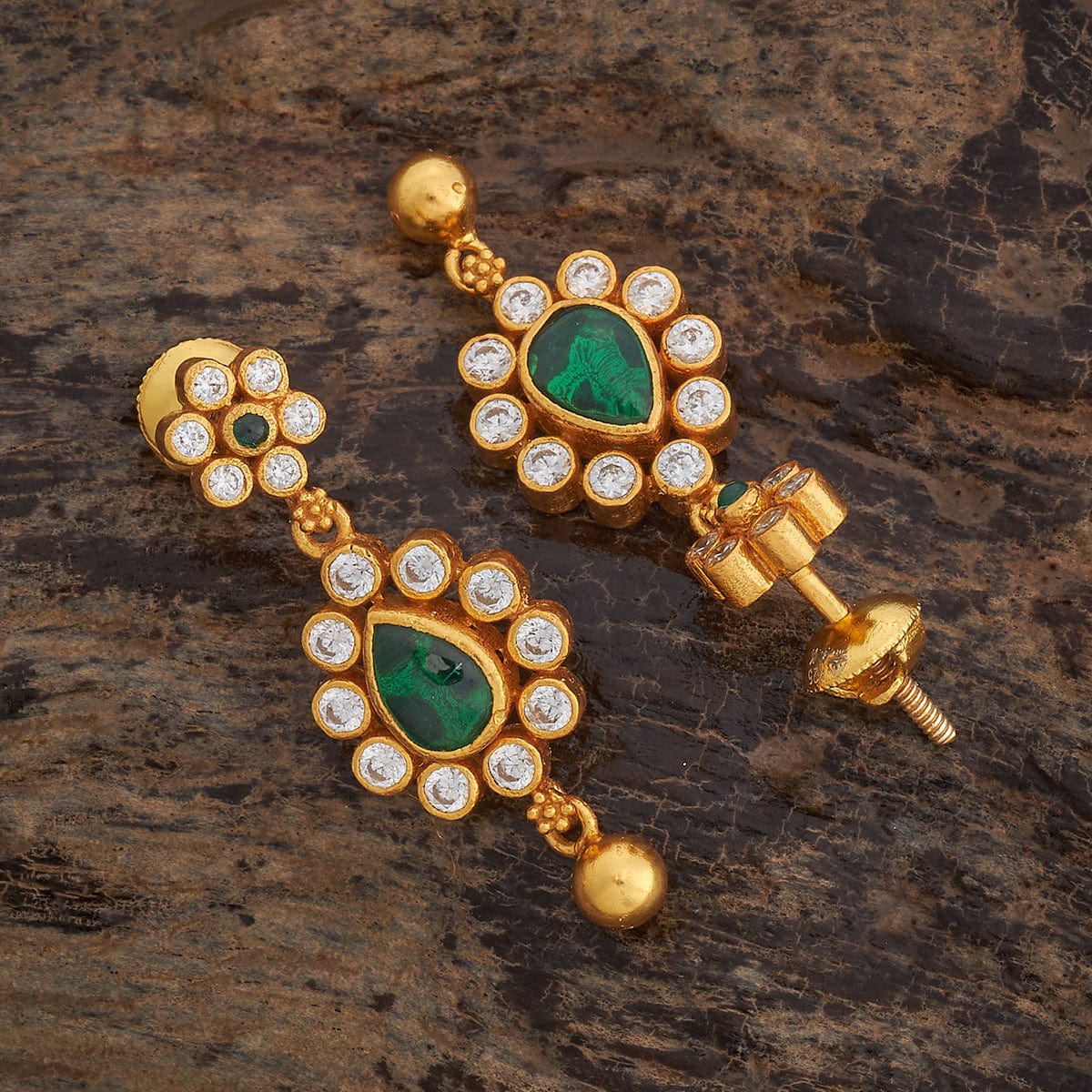 Silver Temple Earring 180489 - Image 4