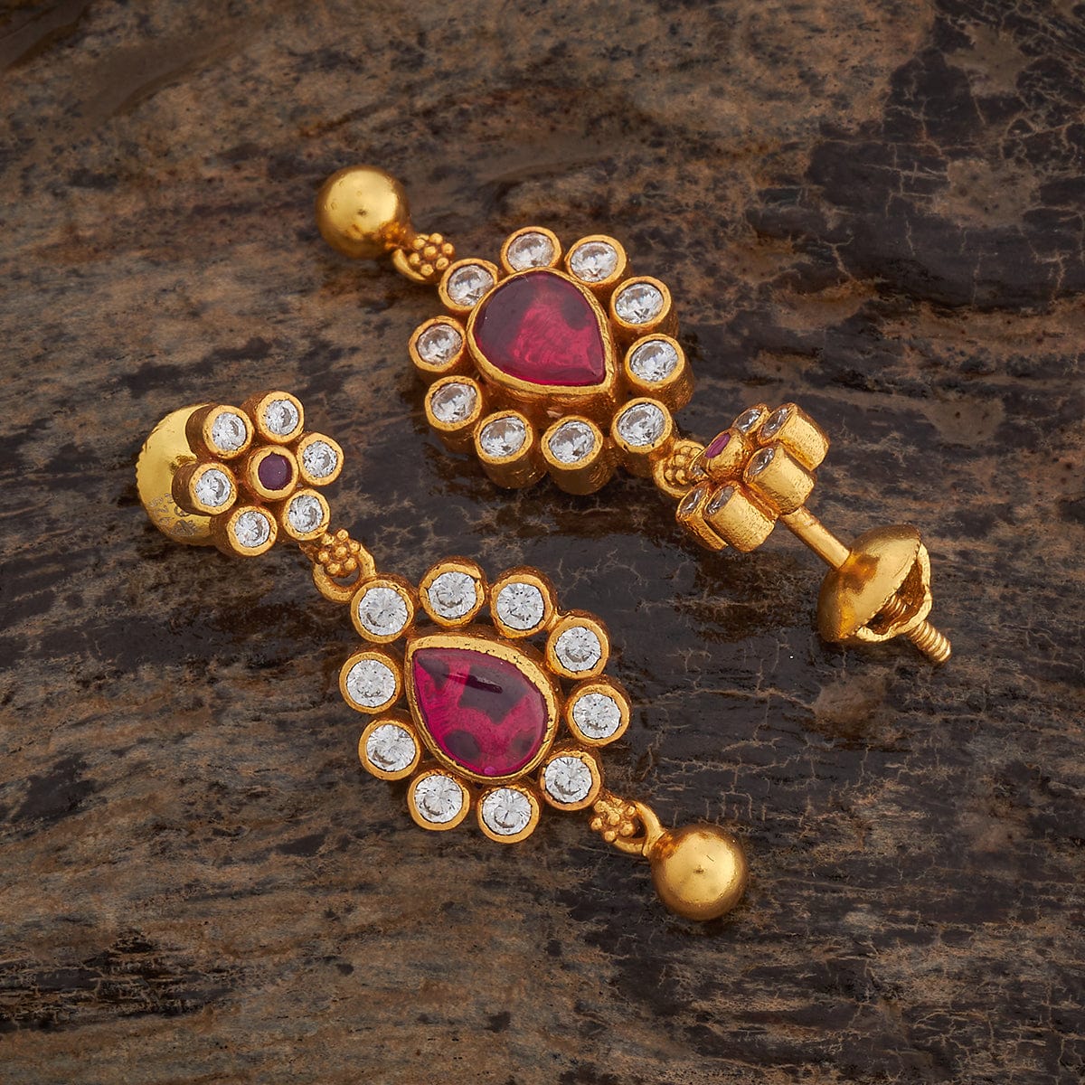 Silver Temple Earring 180489 - Image 6