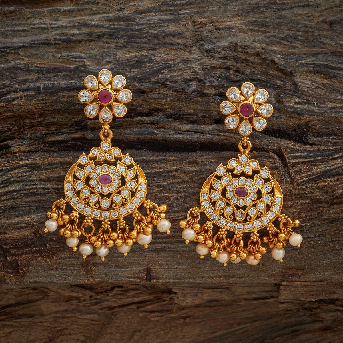 Silver Temple Earring 180490 - Image 4