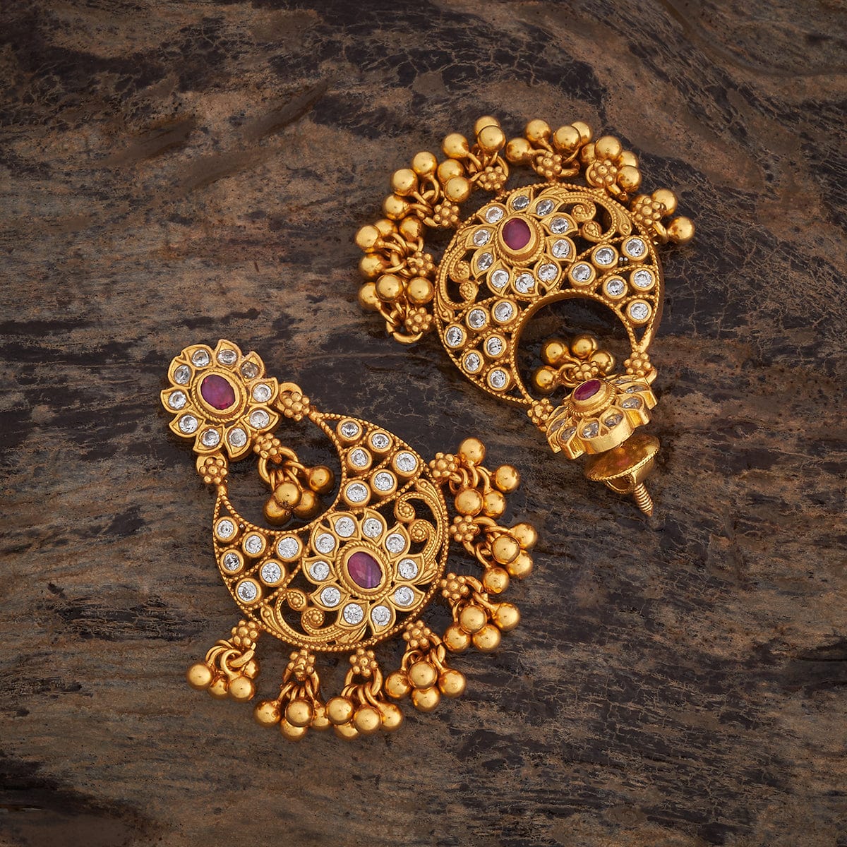 Silver Temple Earring 180492 - Image 2