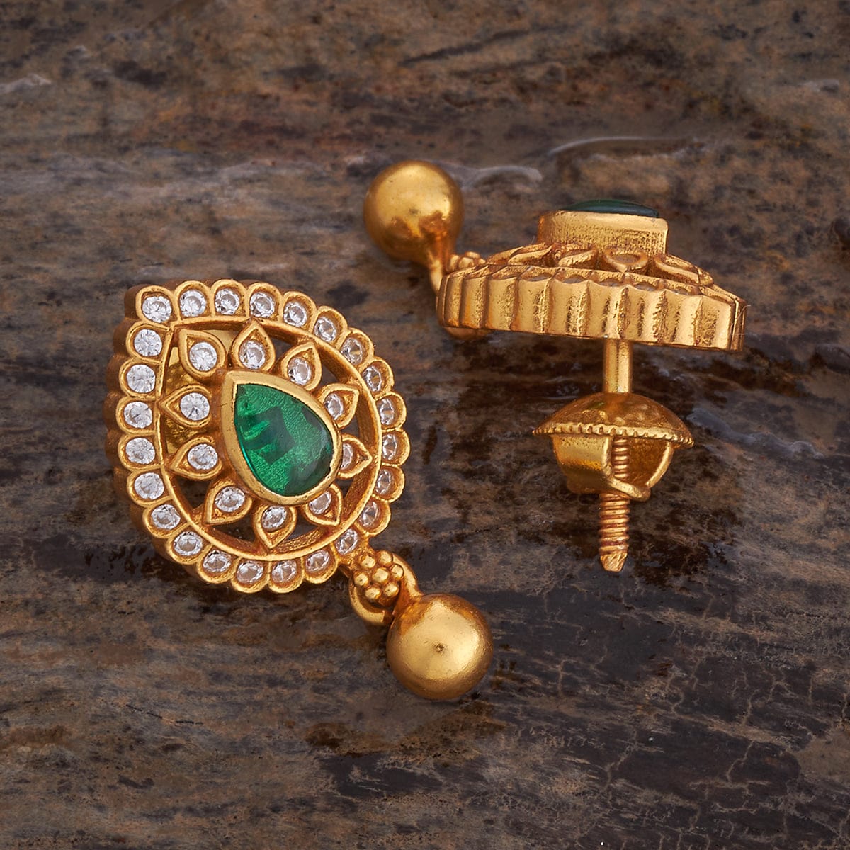 Silver Temple Earring 181539 - Image 4