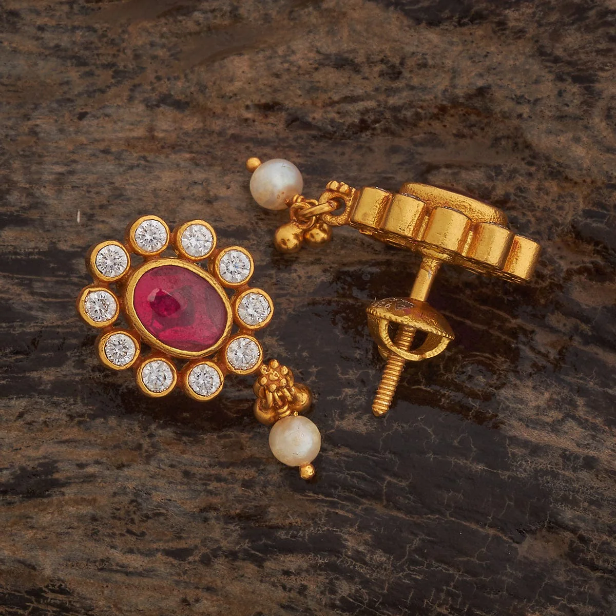 Silver Temple Earring 181798 - Image 4