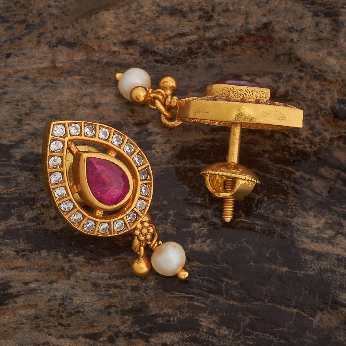 Silver Temple Earring 181799 - Image 4