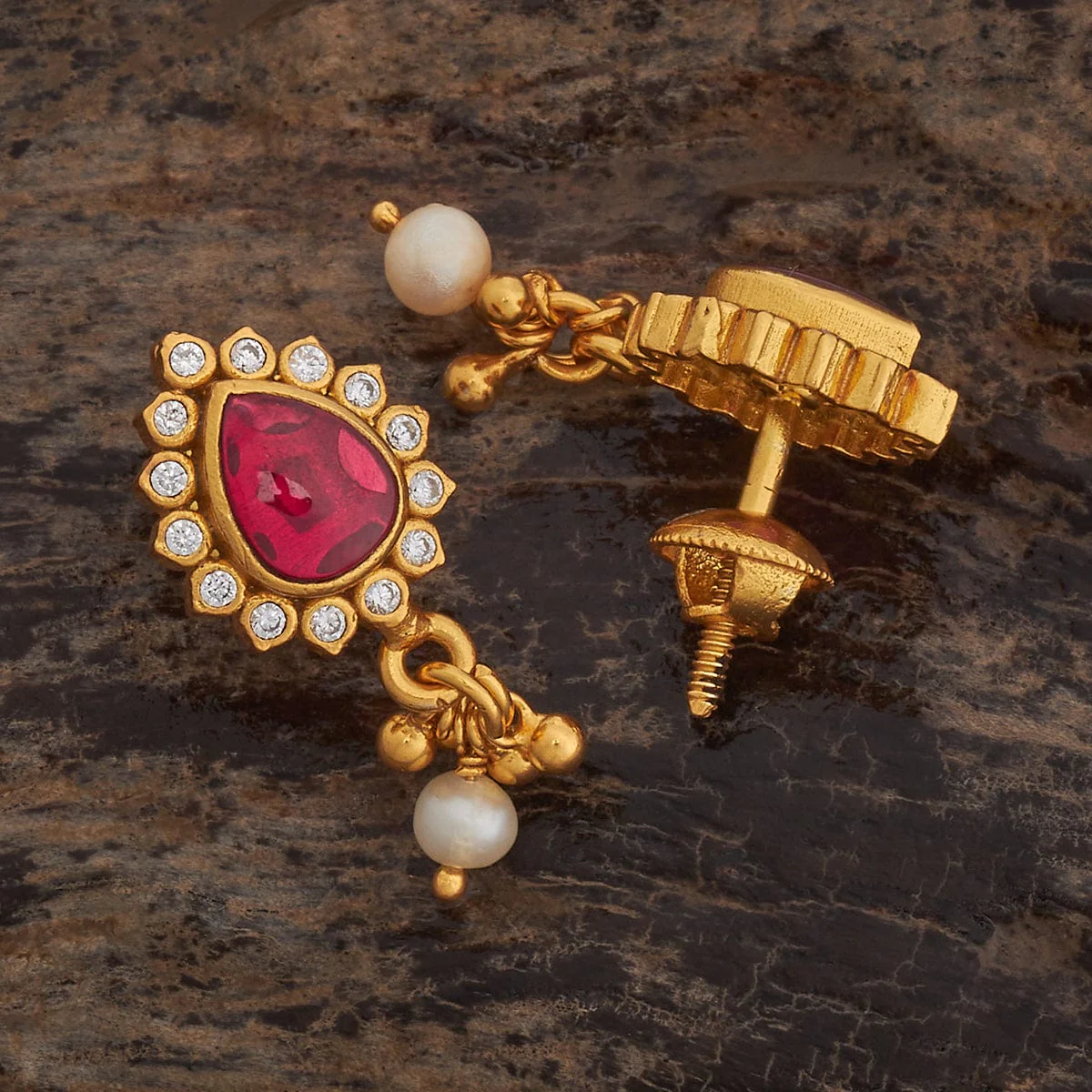 Silver Temple Earring 181800 - Image 4