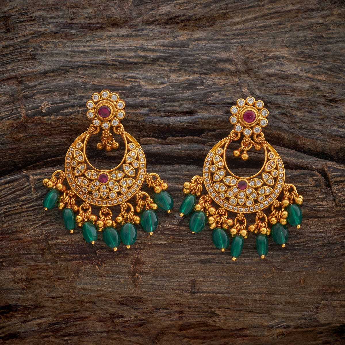 Silver Temple Earring 181802 - Image 4