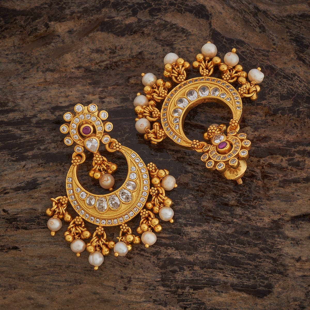 Silver Temple Earring 181803 - Image 3