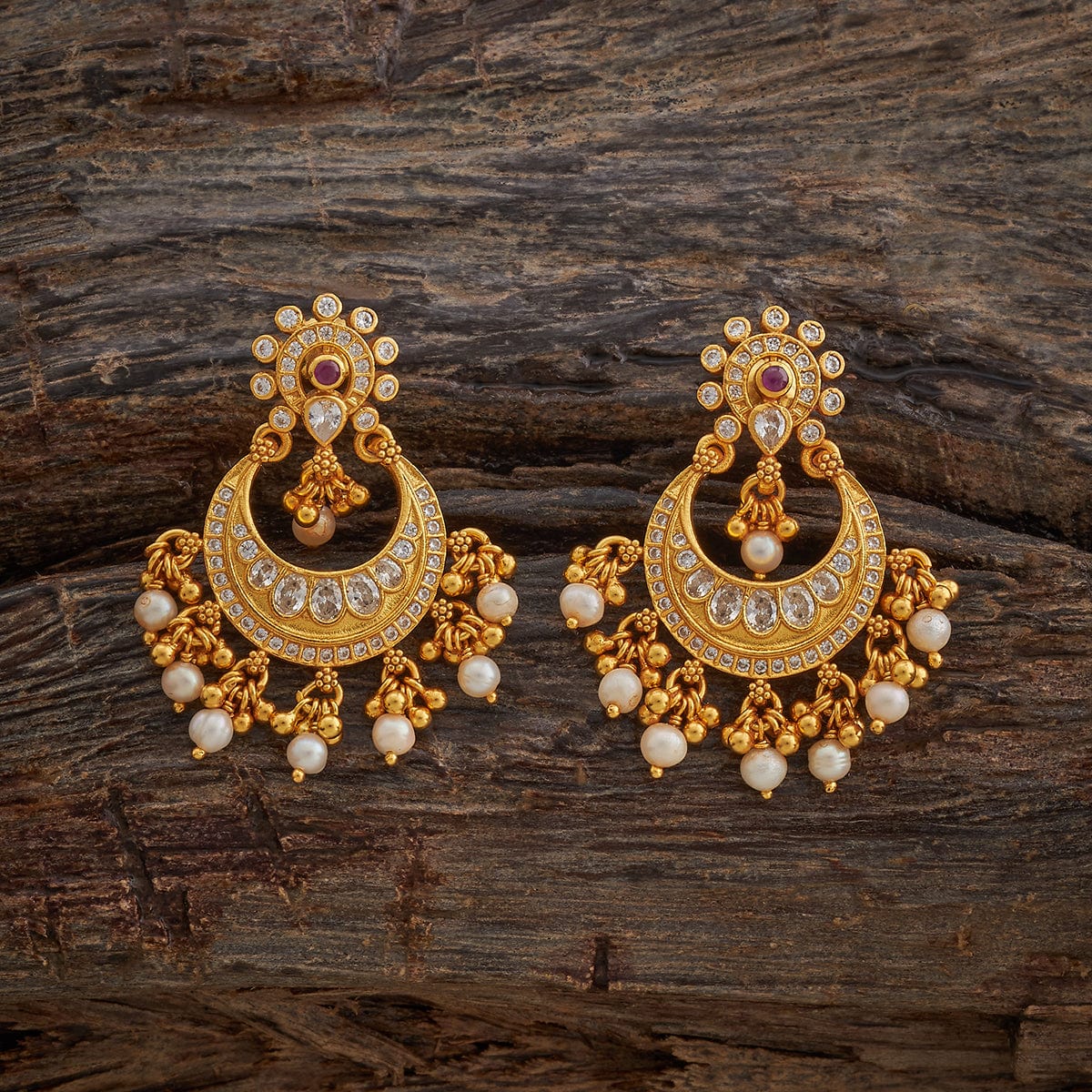 Silver Temple Earring 181803 - Image 4