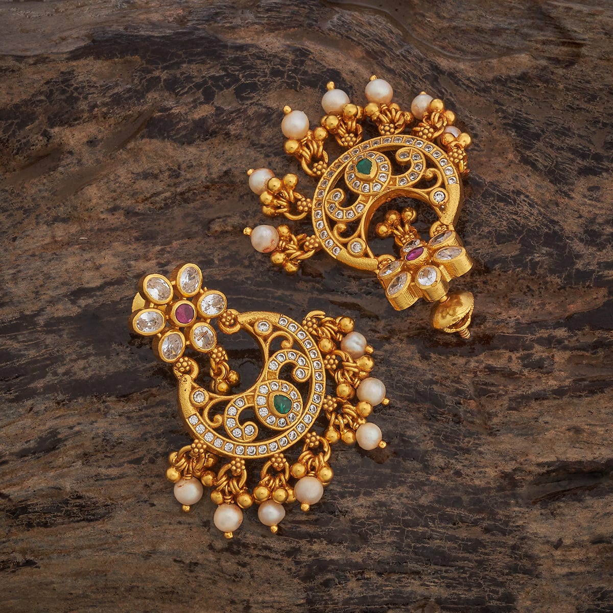 Silver Temple Earring 181804 - Image 3