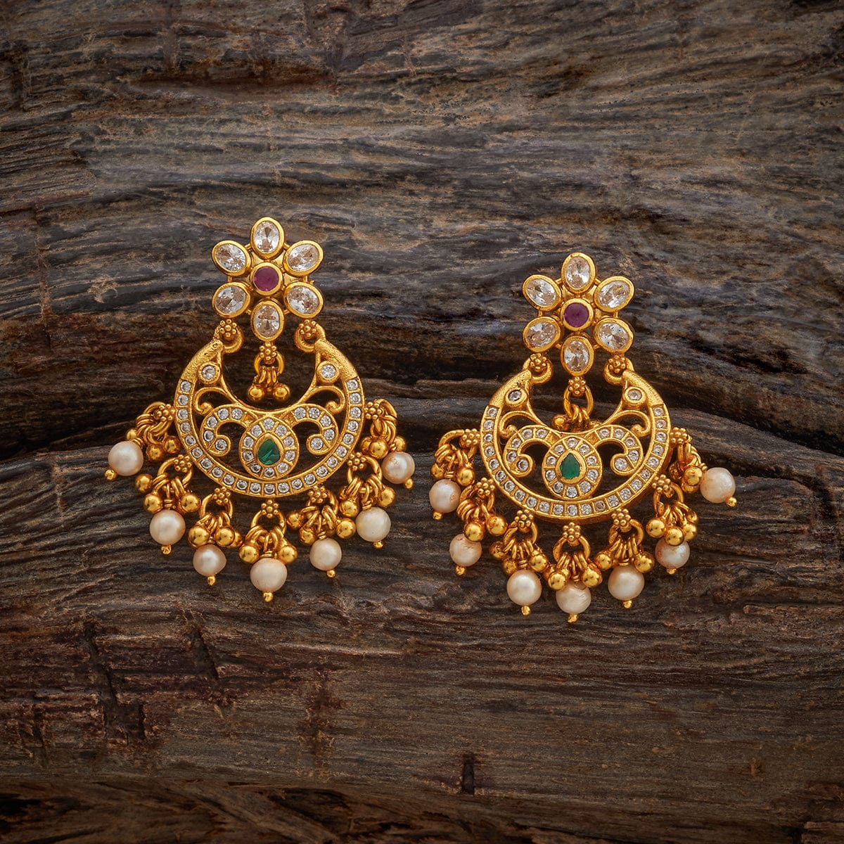 Silver Temple Earring 181804 - Image 4