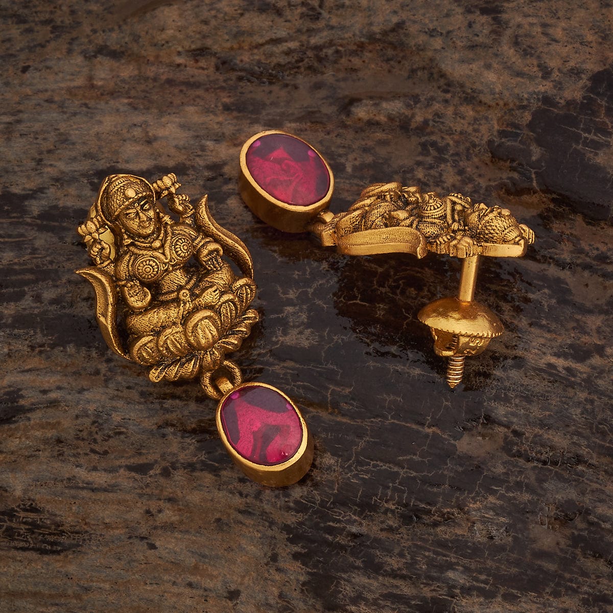 Silver Temple Earring 181805 - Image 4