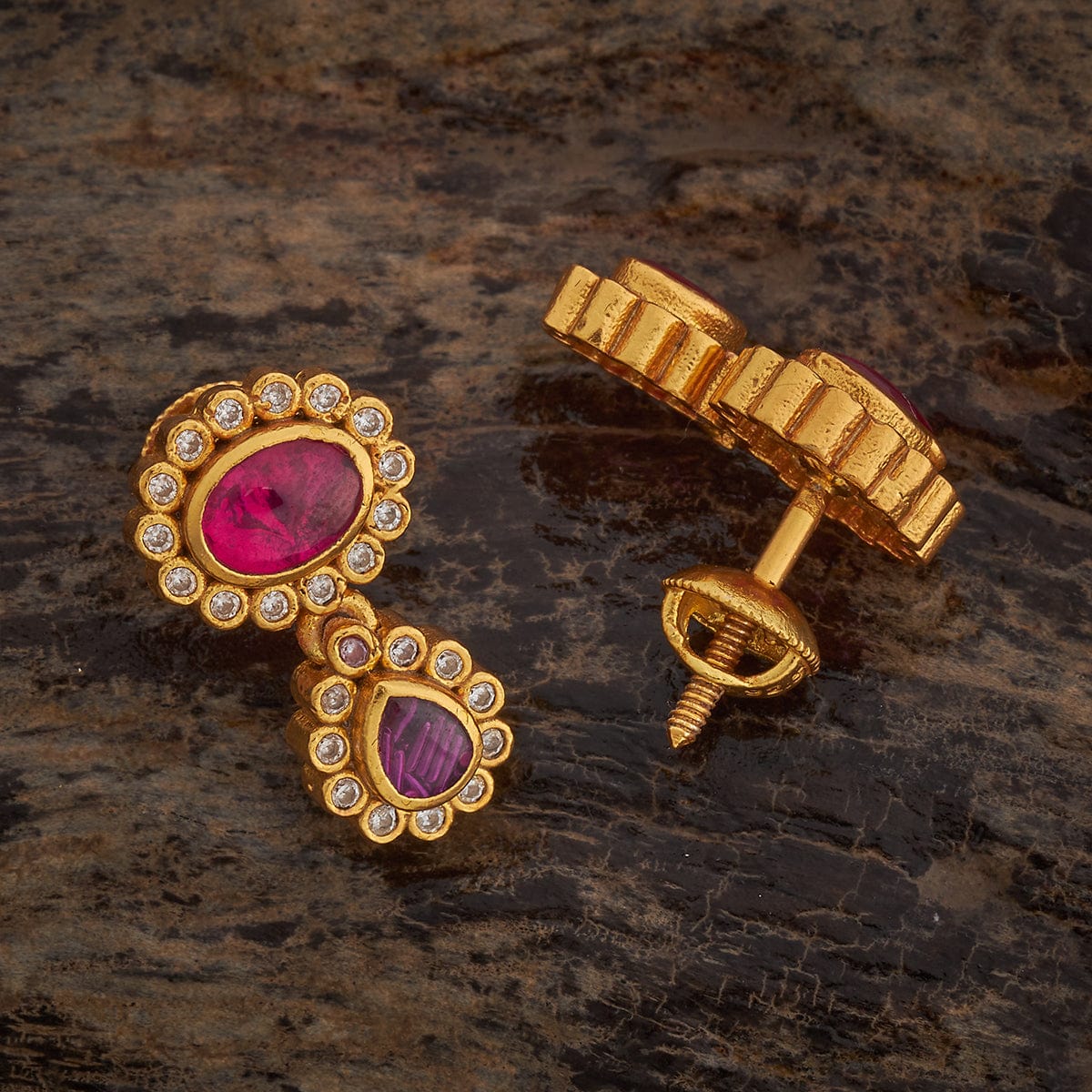 Silver Temple Earring 181807 - Image 4