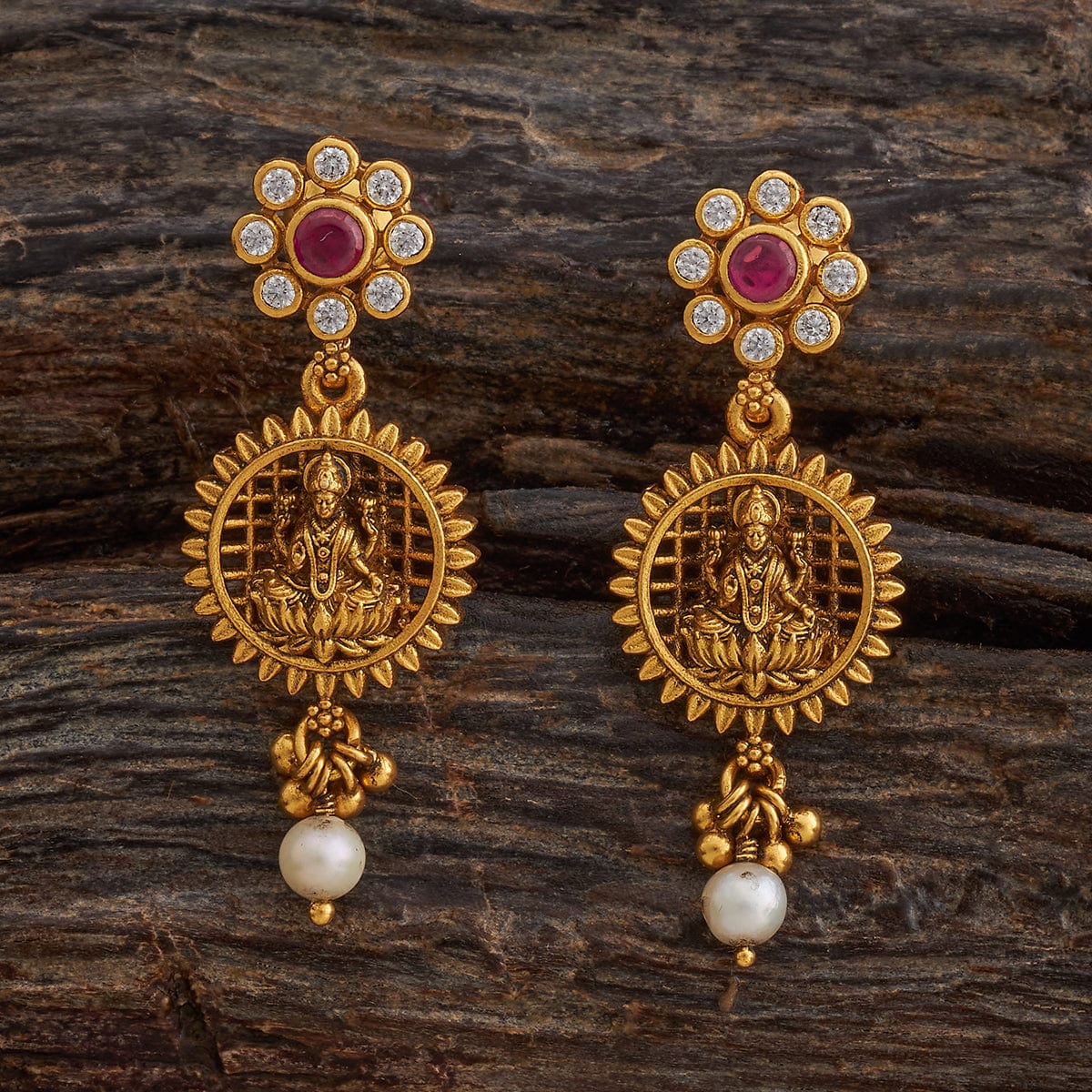 Silver Temple Earring 181808 - Image 5
