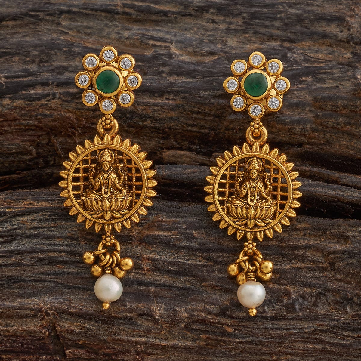 Silver Temple Earring 181808 - Image 6