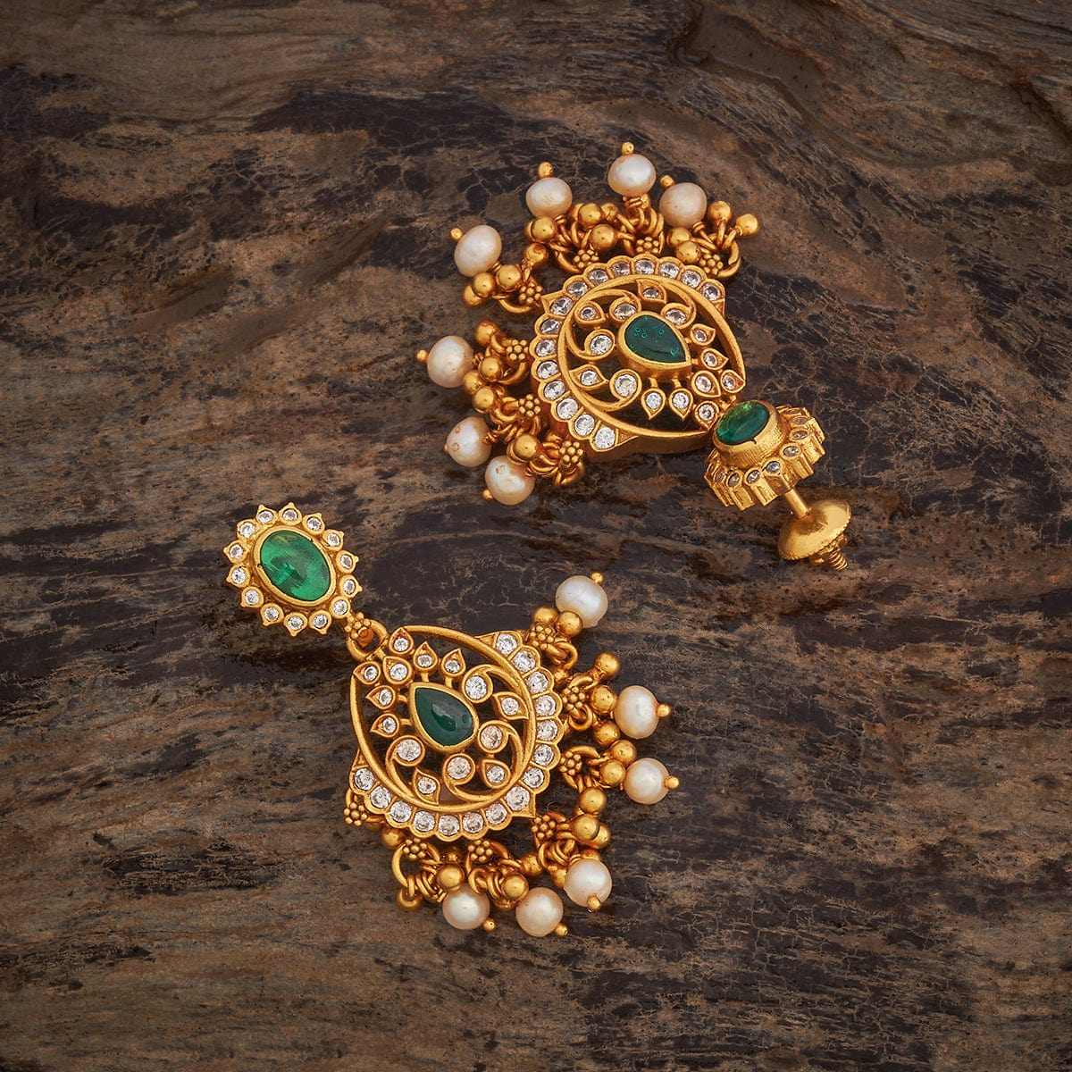 Silver Temple Earring 181809 - Image 3