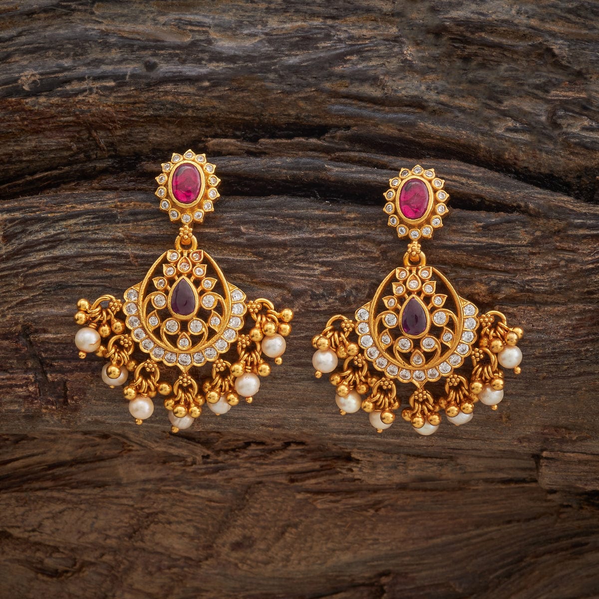 Silver Temple Earring 181809 - Image 4