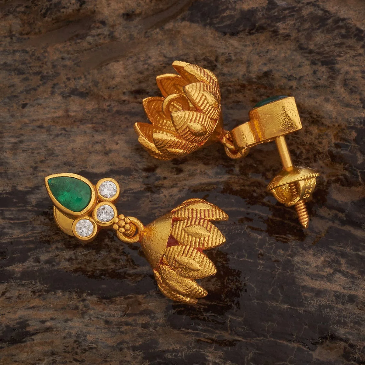 Silver Temple Earring 181812 - Image 3