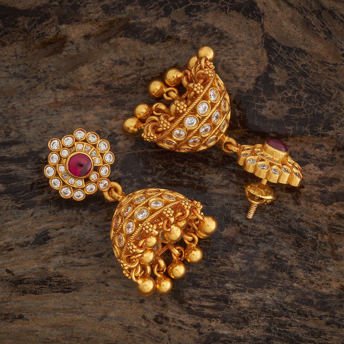 Silver Temple Earring 181815 - Image 3