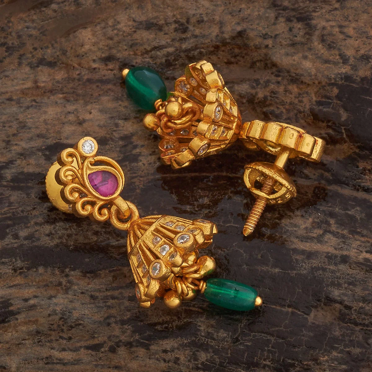 Silver Temple Earring 181816 - Image 3