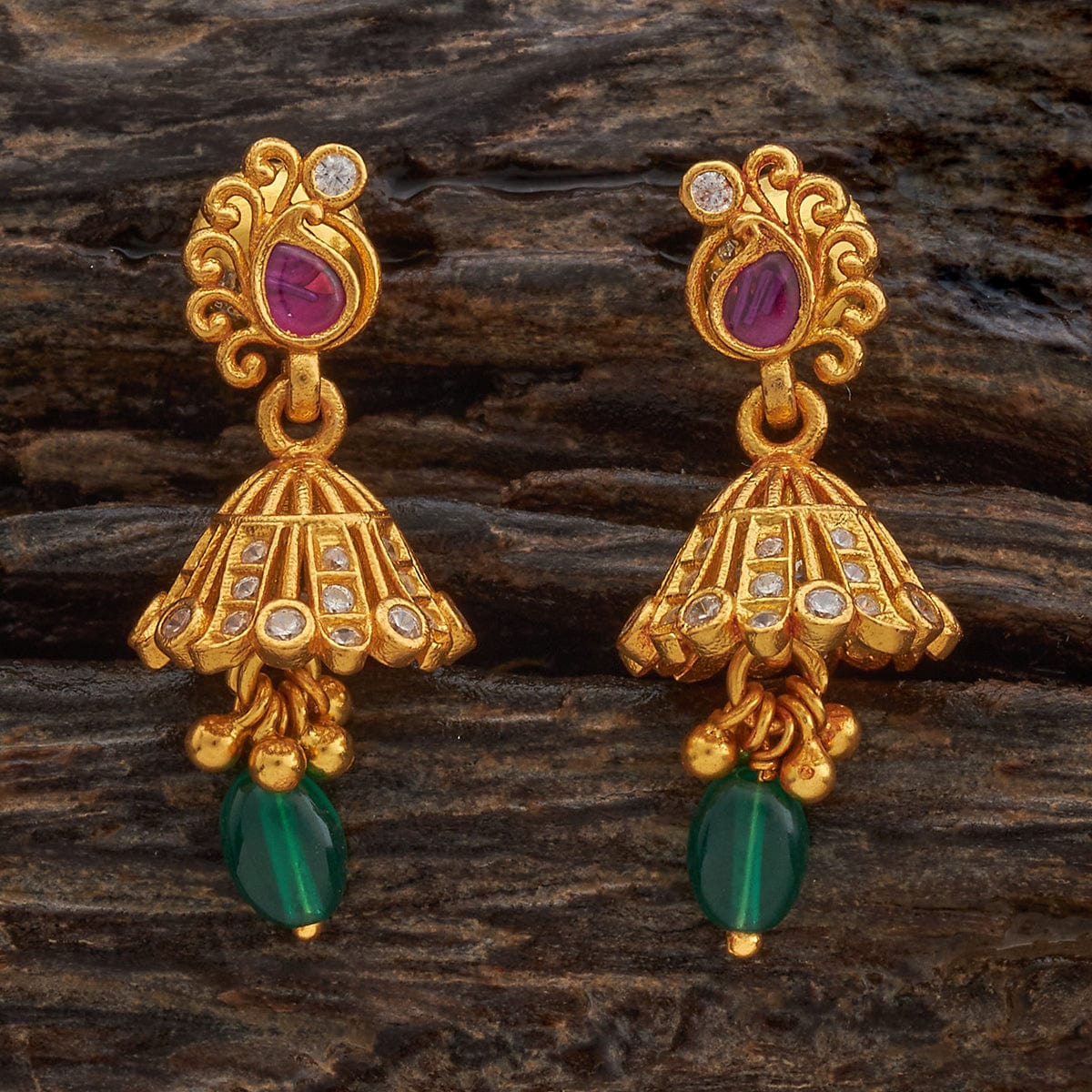 Silver Temple Earring 181816 - Image 4