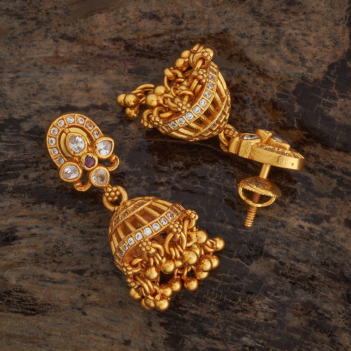 Silver Temple Earring 181817 - Image 3