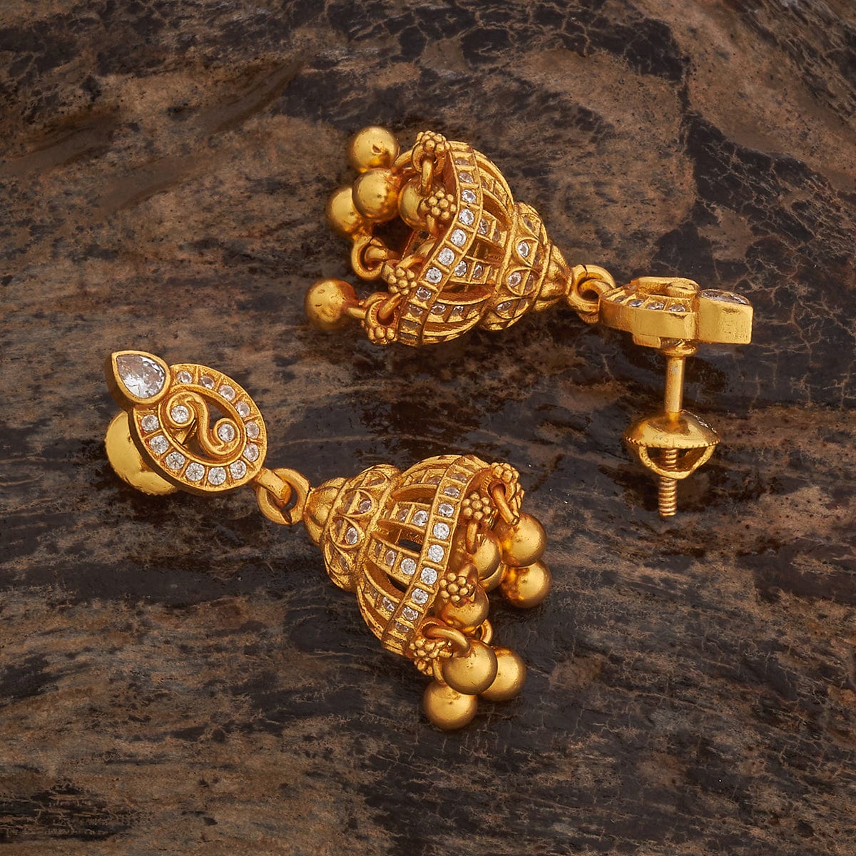 Silver Temple Earring 181819 - Image 3