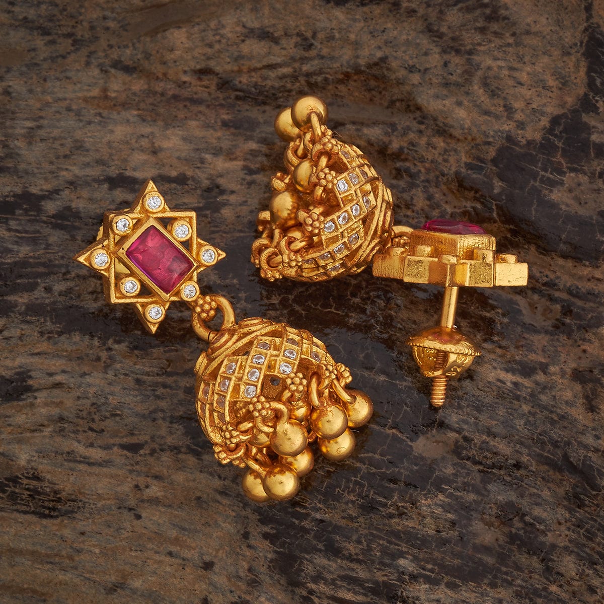 Silver Temple Earring 181820 - Image 5