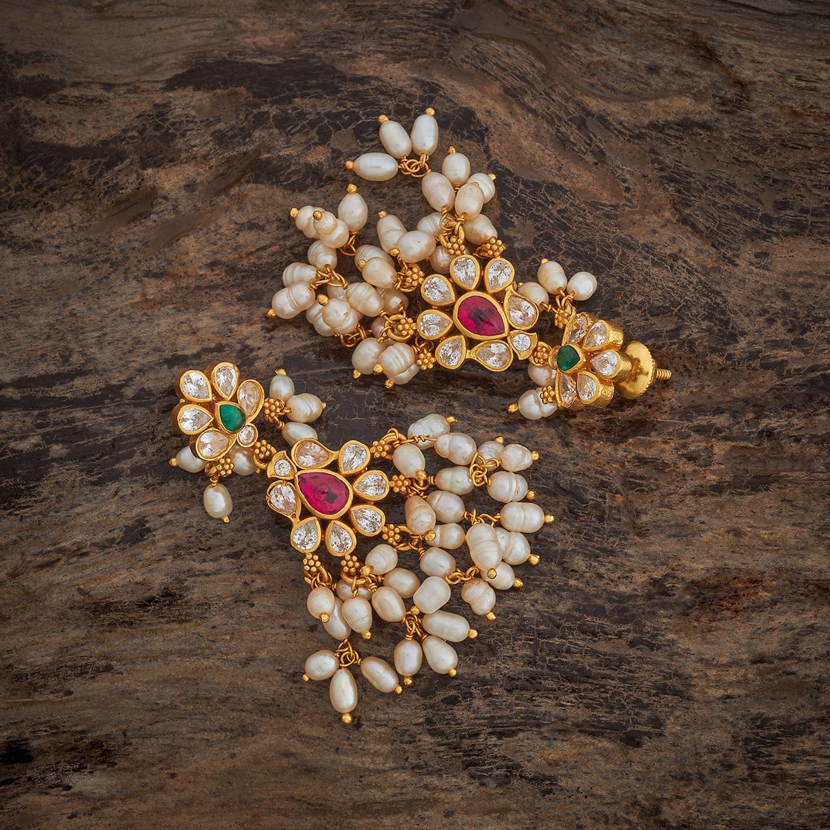 Silver Temple Earring 181863 - Image 3