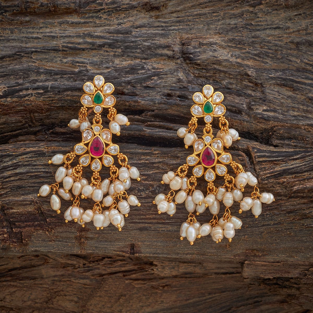 Silver Temple Earring 181863 - Image 4