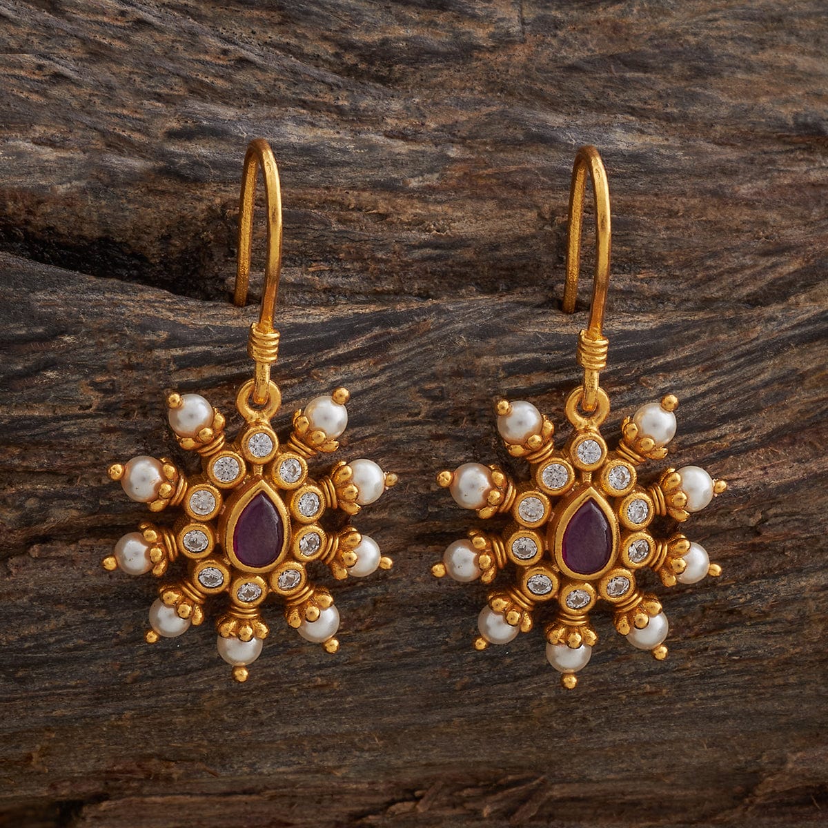 Silver Temple Earring 182391 - Image 5