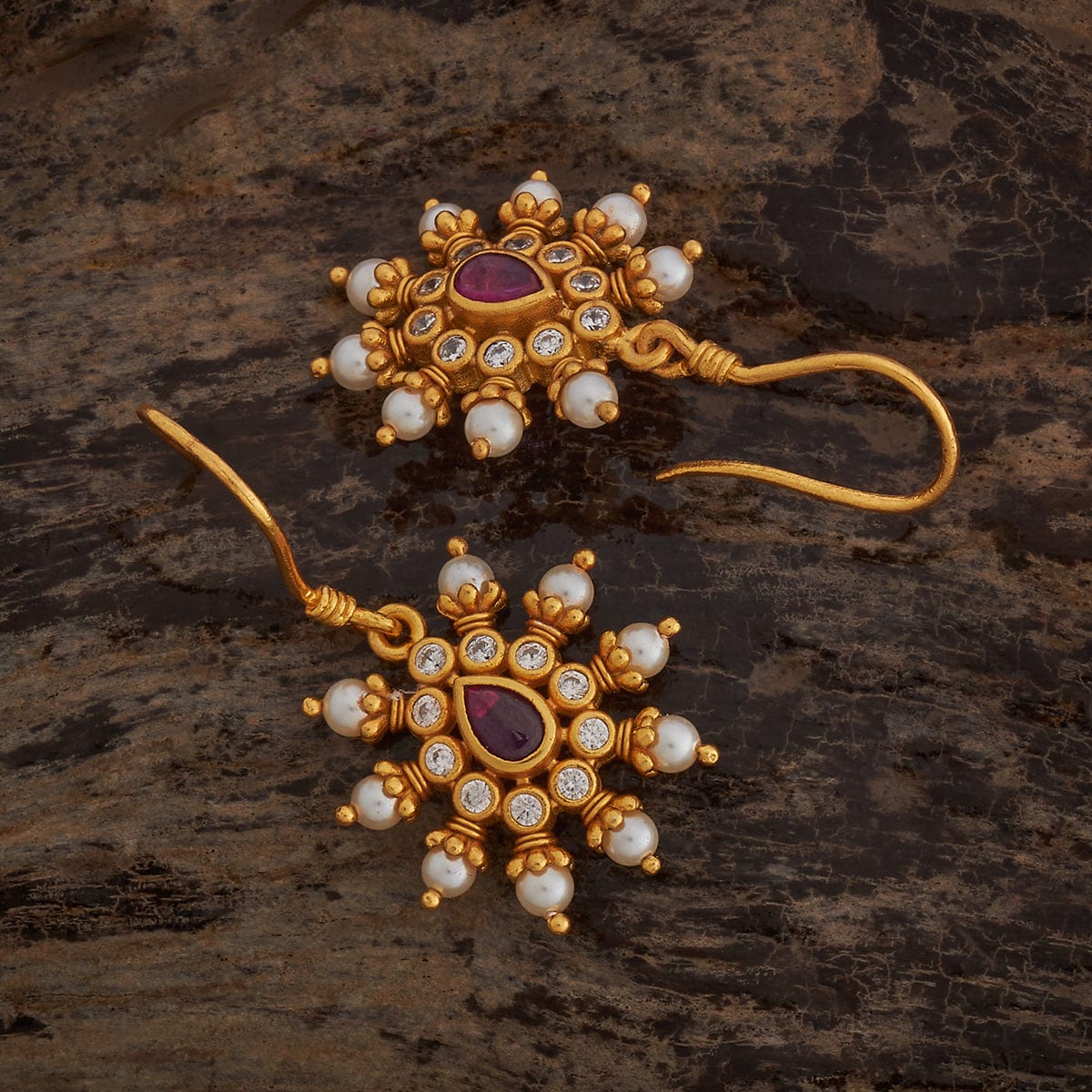 Silver Temple Earring 182391 - Image 6