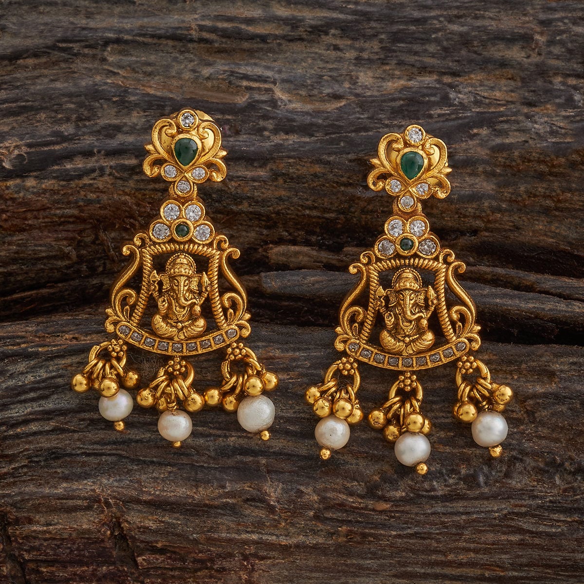 Silver Temple Earring 182392 - Image 6
