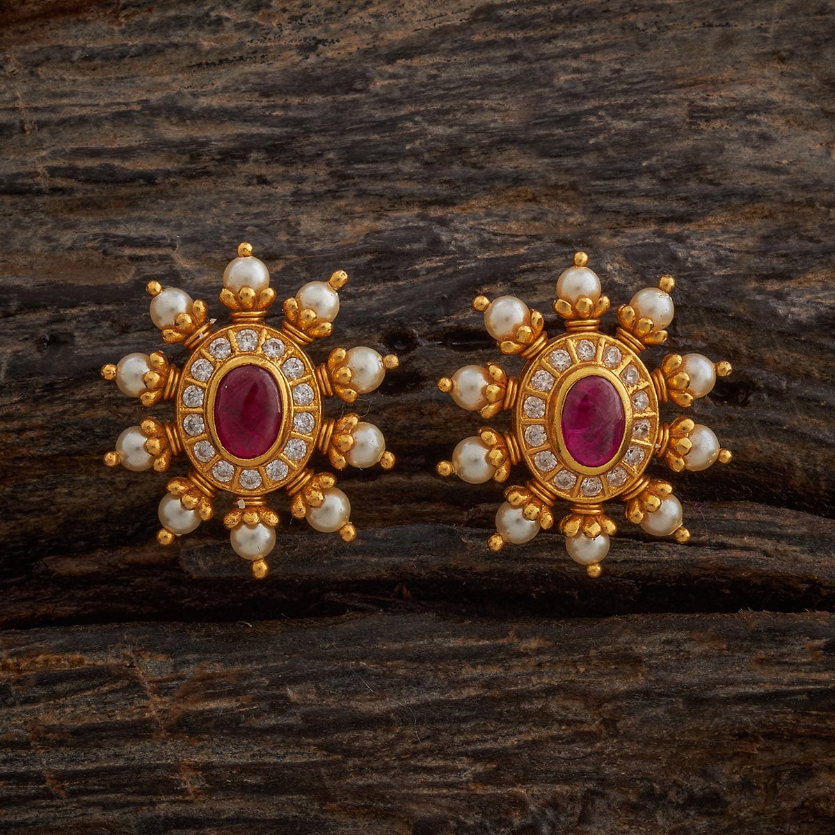 Silver Temple Earring 182397 - Image 5