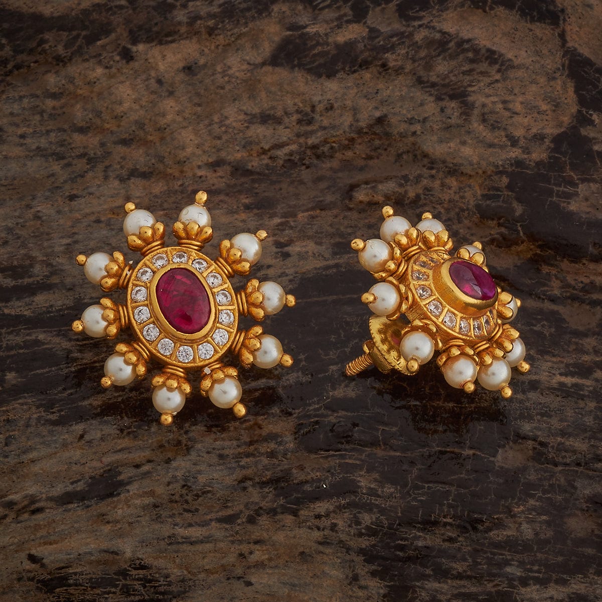 Silver Temple Earring 182397 - Image 6
