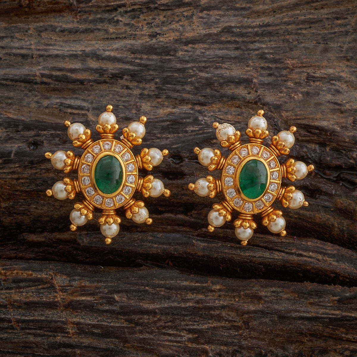 Silver Temple Earring 182397 - Image 7