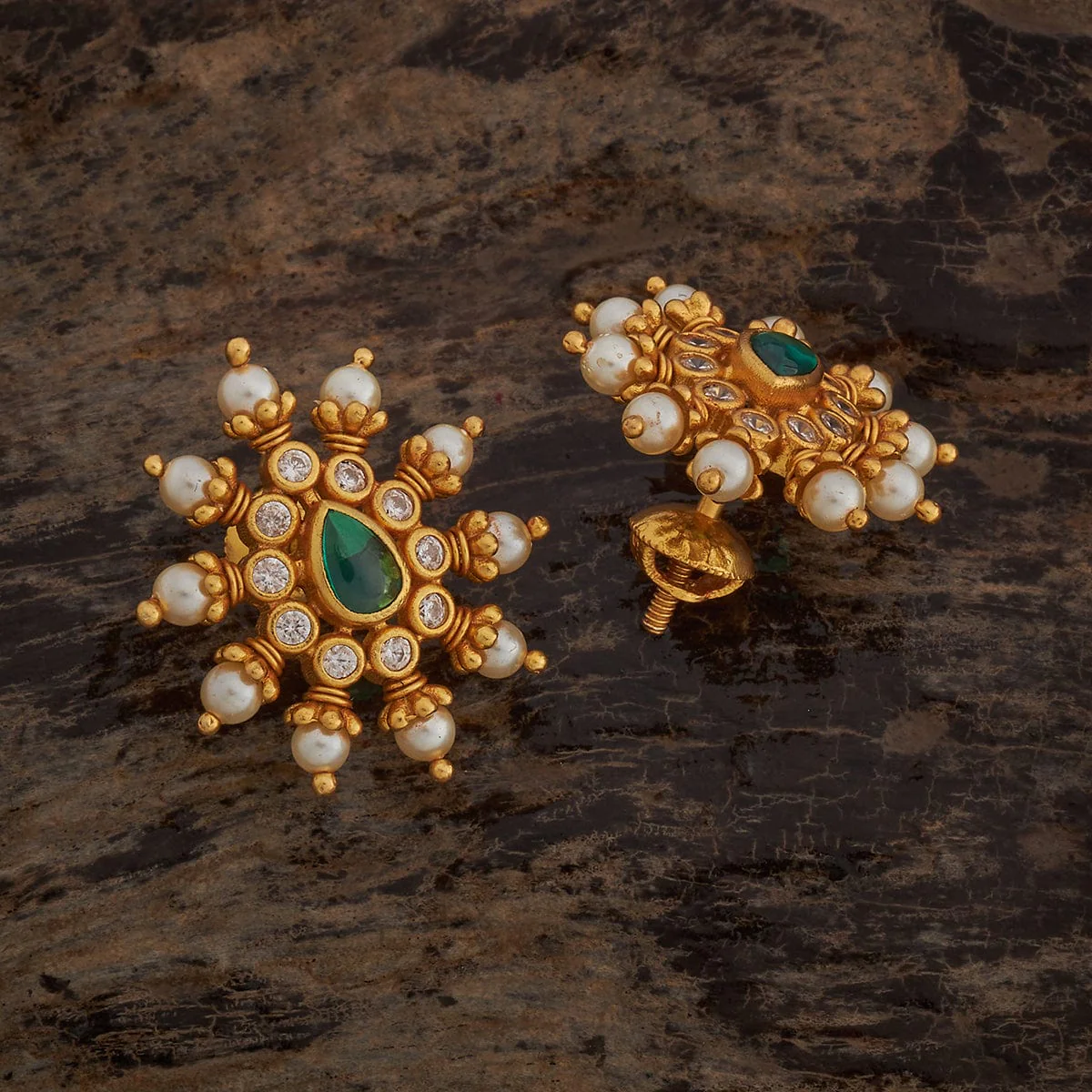 Silver Temple Earring 182398 - Image 4