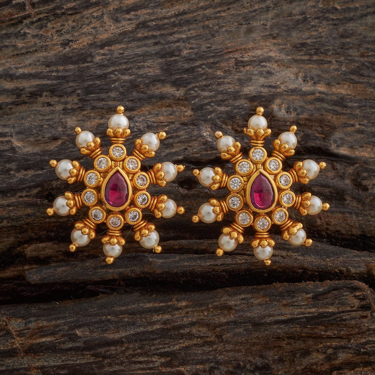 Silver Temple Earring 182398 - Image 5