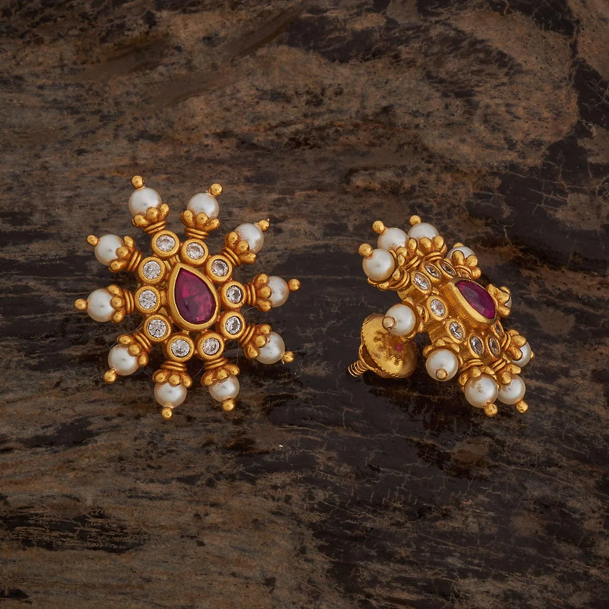 Silver Temple Earring 182398 - Image 6