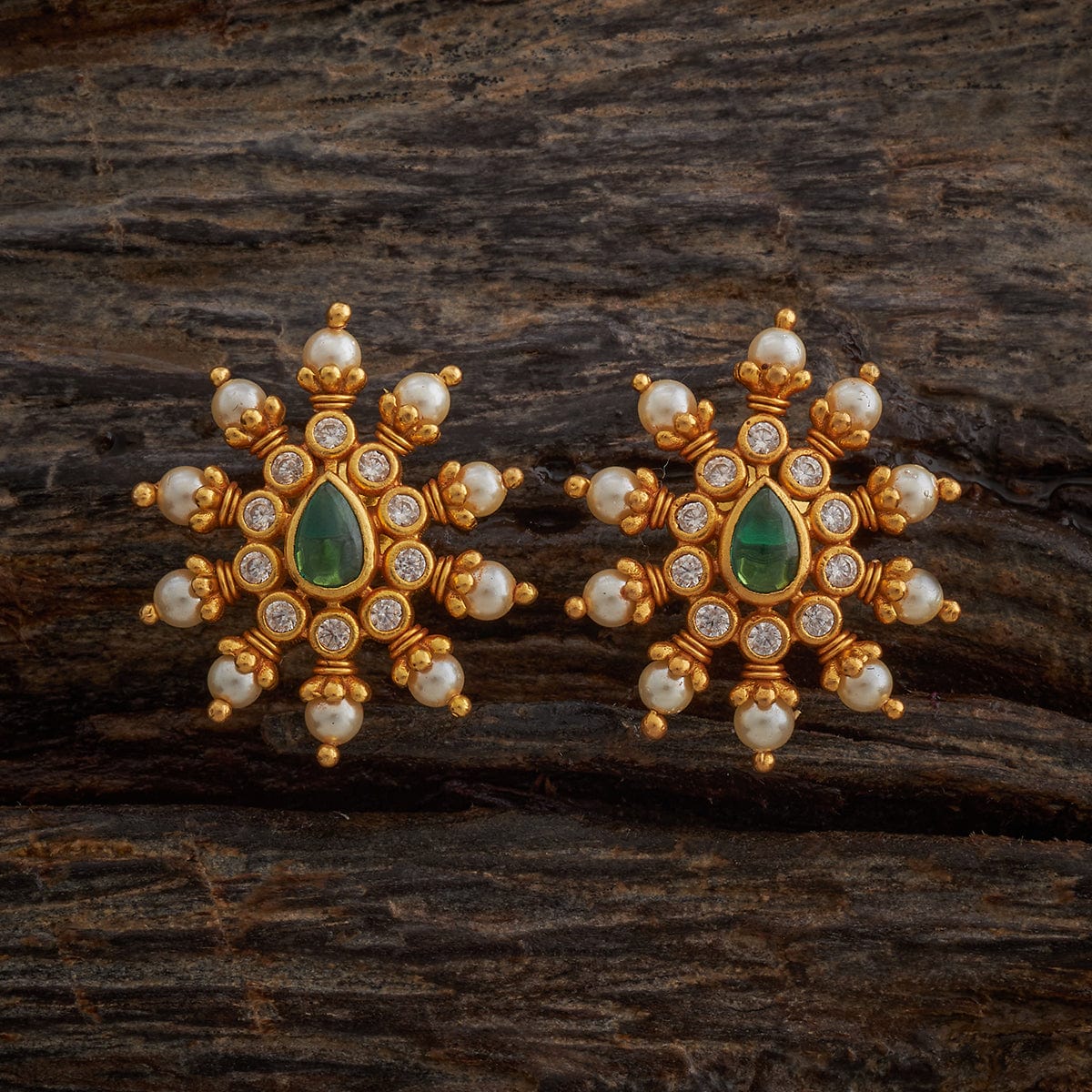Silver Temple Earring 182398 - Image 7