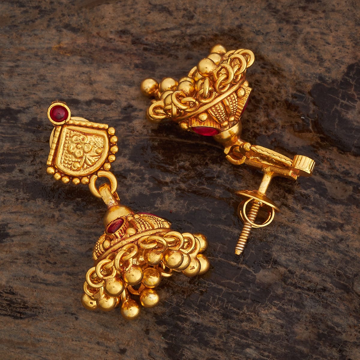 Silver Temple Earring 182672 - Image 3