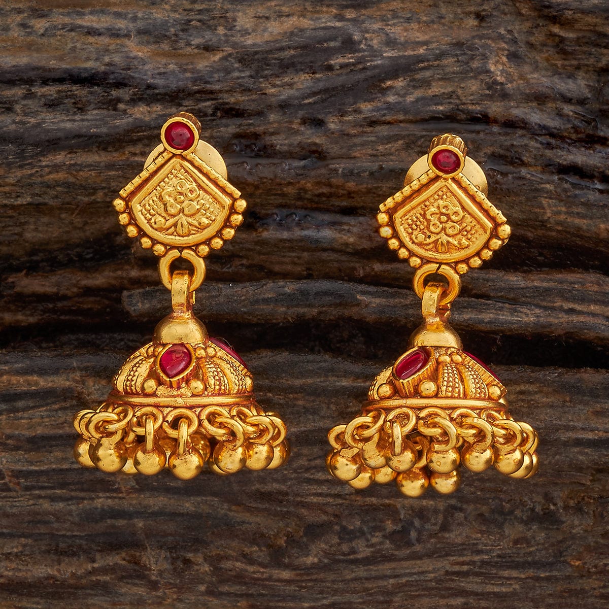 Silver Temple Earring 182672 - Image 4