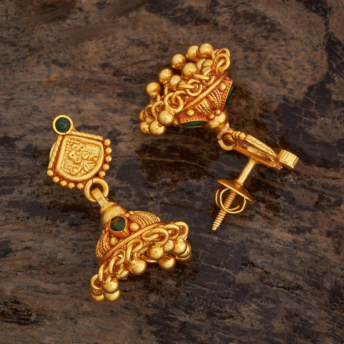 Silver Temple Earring 182672 - Image 6