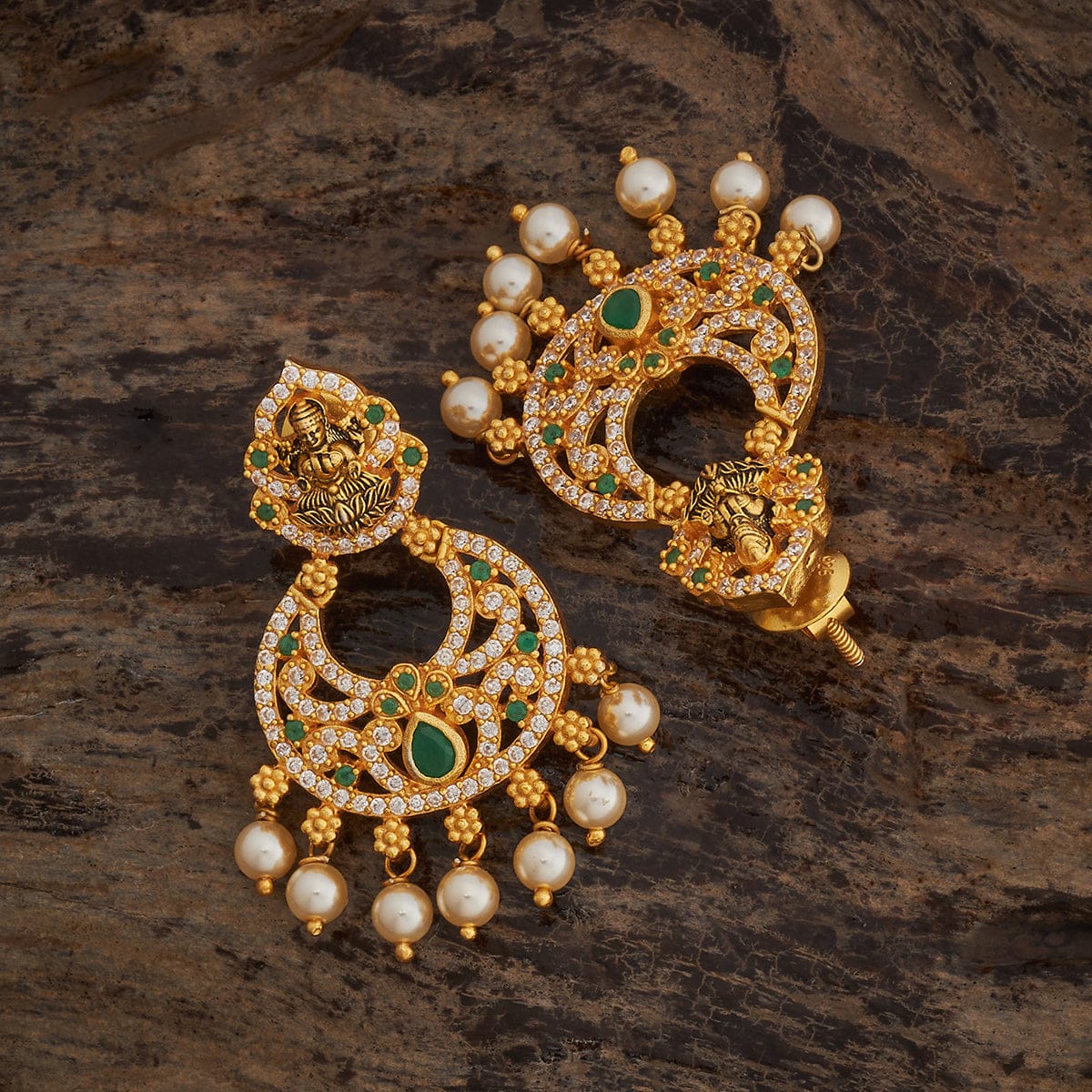 Silver Temple Earring 182819 - Image 3