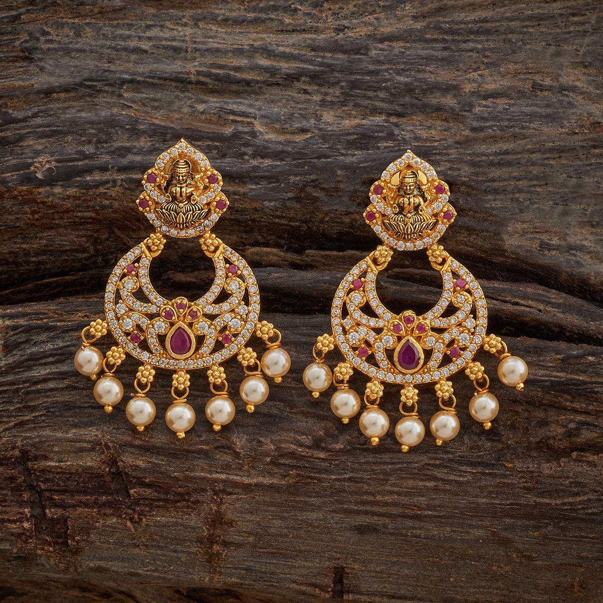 Silver Temple Earring 182819 - Image 4
