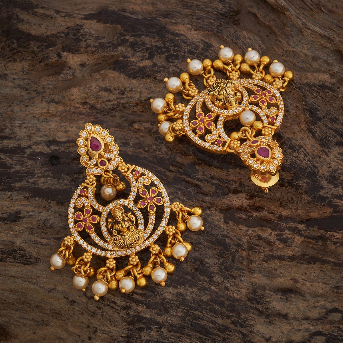 Silver Temple Earring 182820 - Image 3